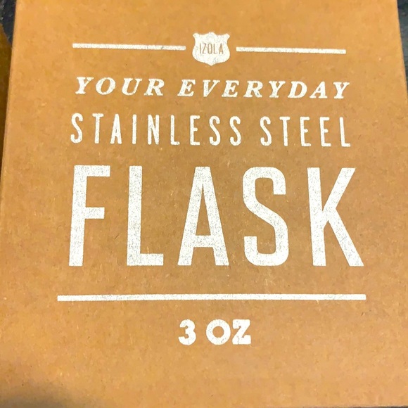 Stainless steel personal flask THE HELL WITH WORK - Picture 4 of 5